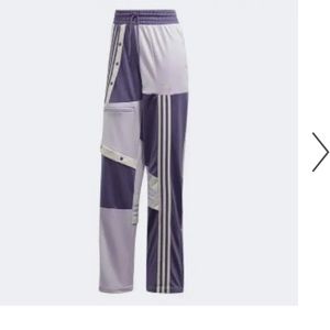 Adidas Daniëlle Cathari Track Pants Loose Fit in Purple - Size 2X